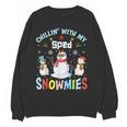 Chillin With My Sped Snowmies Teacher Student Christmas Women Crewneck Sweatshirt, novelty gifts, funny gifts Chillin With My Sped Snowmies Teacher Student Christmas Women Crewneck Sweatshirt, novelty gifts, funny gifts