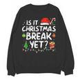 Is It Christmas Break Yet Xmas Holiday Teacher Women Women Crewneck Sweatshirt, novelty gifts, funny gifts Is It Christmas Break Yet Xmas Holiday Teacher Women Women Crewneck Sweatshirt, novelty gifts, funny gifts