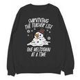 Christmas Surviving Teacher Life Meltdown Xmas Women Men Women Crewneck Sweatshirt, novelty gifts, funny gifts Christmas Surviving Teacher Life Meltdown Xmas Women Men Women Crewneck Sweatshirt, novelty gifts, funny gifts