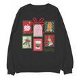 Christmas Teacher Stamps Women Crewneck Sweatshirt, novelty gifts, funny gifts