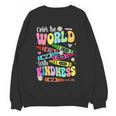 Color The World With Kindness Teacher Back To School Women Crewneck Sweatshirt, novelty gifts, funny gifts Color The World With Kindness Teacher Back To School Women Crewneck Sweatshirt, novelty gifts, funny gifts
