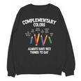 Complementary Colors Art Teacher Pun Shirt Women Crewneck Sweatshirt, novelty gifts, funny gifts Complementary Colors Art Teacher Pun Shirt Women Crewneck Sweatshirt, novelty gifts, funny gifts