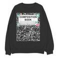 Composition Book Notebook Teachers Matching Group Halloween Women Crewneck Sweatshirt, novelty gifts, funny gifts