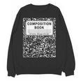 Composition Book Notebook Teachers Matching Group Halloween Women Crewneck Sweatshirt, novelty gifts, funny gifts Composition Book Notebook Teachers Matching Group Halloween Women Crewneck Sweatshirt, novelty gifts, funny gifts