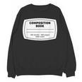 Composition Notebook Halloween Costume Teacher Student Women Crewneck Sweatshirt, novelty gifts, funny gifts Composition Notebook Halloween Costume Teacher Student Women Crewneck Sweatshirt, novelty gifts, funny gifts