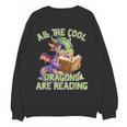 All The Cool Dragons Are Reading Dragon Teacher Women Crewneck Sweatshirt, novelty gifts, funny gifts All The Cool Dragons Are Reading Dragon Teacher Women Crewneck Sweatshirt, novelty gifts, funny gifts