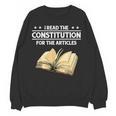 Cool History Teacher Read The Constitution For The Articles Women Crewneck Sweatshirt, novelty gifts, funny gifts Cool History Teacher Read The Constitution For The Articles Women Crewneck Sweatshirt, novelty gifts, funny gifts
