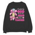 Created By God Called To Teacher Jesus Christian Teacher Women Crewneck Sweatshirt, novelty gifts, funny gifts Created By God Called To Teacher Jesus Christian Teacher Women Crewneck Sweatshirt, novelty gifts, funny gifts