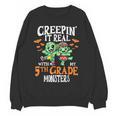 Creepin It Real Monster School 5th Grade Teacher Halloween Women Crewneck Sweatshirt, novelty gifts, funny gifts Creepin It Real Monster School 5th Grade Teacher Halloween Women Crewneck Sweatshirt, novelty gifts, funny gifts