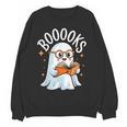 Cute Ghost Reading Book Librarian Teacher Halloween Costume Women Crewneck Sweatshirt, novelty gifts, funny gifts Cute Ghost Reading Book Librarian Teacher Halloween Costume Women Crewneck Sweatshirt, novelty gifts, funny gifts