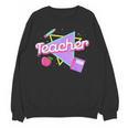 Cute Teacher Shirt 80's 90's Style Retro Old School Teacher For Men Women Women Crewneck Sweatshirt, novelty gifts, funny gifts Cute Teacher Shirt 80's 90's Style Retro Old School Teacher For Men Women Women Crewneck Sweatshirt, novelty gifts, funny gifts