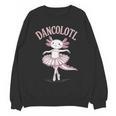 Dancolotl Ballerina Axolotl Ballet Dance Teacher Women Crewneck Sweatshirt, novelty gifts, funny gifts