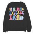 In My Daycare Era Groovy Teacher Daycare First Day Of School Women Crewneck Sweatshirt, novelty gifts, funny gifts In My Daycare Era Groovy Teacher Daycare First Day Of School Women Crewneck Sweatshirt, novelty gifts, funny gifts