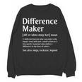 Difference Maker Definition Vintage Teachers Mom Boss Women Women Crewneck Sweatshirt, novelty gifts, funny gifts Difference Maker Definition Vintage Teachers Mom Boss Women Women Crewneck Sweatshirt, novelty gifts, funny gifts