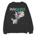 Dino Para Professional Teacher Collection T-Rex Dinosaur Paraeducator Assistant Teacher Women Crewneck Sweatshirt, novelty gifts, funny gifts
