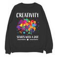 Dot Day Shirt Women Men Kids Girls Boys Teacher 2024 Dot Day Women Crewneck Sweatshirt, novelty gifts, funny gifts