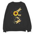 Dragonfly Sunflower Teacher Growth Mindset Choose To Shine Women Crewneck Sweatshirt, novelty gifts, funny gifts