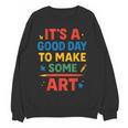 Drawing Art Artist Teacher It’s A Good Day To Make Some Art Women Crewneck Sweatshirt, novelty gifts, funny gifts Drawing Art Artist Teacher It’s A Good Day To Make Some Art Women Crewneck Sweatshirt, novelty gifts, funny gifts