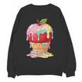 Dripping Apple Ice Cream Cone Cute Teacher Appreciation Women Crewneck Sweatshirt, novelty gifts, funny gifts Dripping Apple Ice Cream Cone Cute Teacher Appreciation Women Crewneck Sweatshirt, novelty gifts, funny gifts