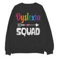 Dyslexia Awareness Month Dyslexia Teacher Therapist Women Crewneck Sweatshirt, novelty gifts, funny gifts