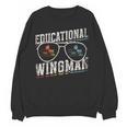 Educational Wingman Assisting Teacher Teaching Assistant Women Crewneck Sweatshirt, novelty gifts, funny gifts
