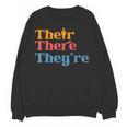 English Teacher Their There Theyre Grammar Men Women Women Crewneck Sweatshirt, novelty gifts, funny gifts English Teacher Their There Theyre Grammar Men Women Women Crewneck Sweatshirt, novelty gifts, funny gifts