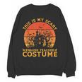 English Teacher Matching This Is My Scary Halloween Costume Women Crewneck Sweatshirt, novelty gifts, funny gifts