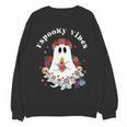 Espooky Vibes Maestra Halloween Spanish Mexican Teacher Women Crewneck Sweatshirt, novelty gifts, funny gifts Espooky Vibes Maestra Halloween Spanish Mexican Teacher Women Crewneck Sweatshirt, novelty gifts, funny gifts