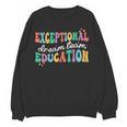 Exceptional Education Dream Team SPED ESE Teacher Autism Women Crewneck Sweatshirt, novelty gifts, funny gifts Exceptional Education Dream Team SPED ESE Teacher Autism Women Crewneck Sweatshirt, novelty gifts, funny gifts