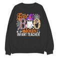 Fab Boo Lous Infant Teacher Halloween Costume Women Crewneck Sweatshirt, novelty gifts, funny gifts