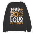 Faboolous ESL ESOL Teacher Spooky Teacher Halloween Costume For Men Women Women Crewneck Sweatshirt, novelty gifts, funny gifts Faboolous ESL ESOL Teacher Spooky Teacher Halloween Costume For Men Women Women Crewneck Sweatshirt, novelty gifts, funny gifts