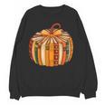 Fall Book Halloween Costume Autumn Pumpkin Teacher Kids Women Crewneck Sweatshirt, novelty gifts, funny gifts