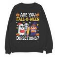 Are You Fall O Ween Directions Halloween Teacher Ghost Women Crewneck Sweatshirt, novelty gifts, funny gifts Are You Fall O Ween Directions Halloween Teacher Ghost Women Crewneck Sweatshirt, novelty gifts, funny gifts