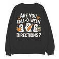 Are You Fall O Ween Directions Halloween Teacher Ghosts Women Crewneck Sweatshirt, novelty gifts, funny gifts Are You Fall O Ween Directions Halloween Teacher Ghosts Women Crewneck Sweatshirt, novelty gifts, funny gifts