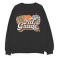 Fall Teacher Shirt 3rd Grade Teacher Retro Halloween Pumpkin Women Crewneck Sweatshirt, novelty gifts, funny gifts Fall Teacher Shirt 3rd Grade Teacher Retro Halloween Pumpkin Women Crewneck Sweatshirt, novelty gifts, funny gifts