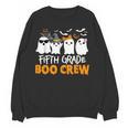 Fifth Grade Boo Crew Halloween Teacher Costume Women Crewneck Sweatshirt, novelty gifts, funny gifts
