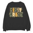 First 1St Grade Camo Camouflage Boy Teacher Back To School Women Crewneck Sweatshirt, novelty gifts, funny gifts First 1St Grade Camo Camouflage Boy Teacher Back To School Women Crewneck Sweatshirt, novelty gifts, funny gifts