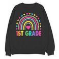First Grade Rainbow Girls Boys Teacher Team 1st Grade Squad Women Crewneck Sweatshirt, novelty gifts, funny gifts First Grade Rainbow Girls Boys Teacher Team 1st Grade Squad Women Crewneck Sweatshirt, novelty gifts, funny gifts