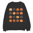 Folk Art Pumpkins Teacher Nurses Admin Witch Halloween Cute Women Crewneck Sweatshirt, novelty gifts, funny gifts Folk Art Pumpkins Teacher Nurses Admin Witch Halloween Cute Women Crewneck Sweatshirt, novelty gifts, funny gifts