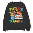 Future Teacher Costume For Kids Back To School Boy Girl Women Crewneck Sweatshirt, novelty gifts, funny gifts