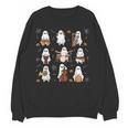 Ghost Music Teacher Halloween Musician Costume Women Crewneck Sweatshirt, novelty gifts, funny gifts Ghost Music Teacher Halloween Musician Costume Women Crewneck Sweatshirt, novelty gifts, funny gifts