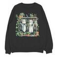 Ghost Plant Library Halloween Reading Books Teacher Vintage Women Crewneck Sweatshirt, novelty gifts, funny gifts Ghost Plant Library Halloween Reading Books Teacher Vintage Women Crewneck Sweatshirt, novelty gifts, funny gifts