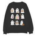 Ghost Speech Therapy Teacher Spooky Season Halloween Women Crewneck Sweatshirt, novelty gifts, funny gifts Ghost Speech Therapy Teacher Spooky Season Halloween Women Crewneck Sweatshirt, novelty gifts, funny gifts
