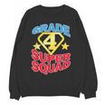 Grade 4 Super Squad Superhero Teacher Team Women Crewneck Sweatshirt, novelty gifts, funny gifts Grade 4 Super Squad Superhero Teacher Team Women Crewneck Sweatshirt, novelty gifts, funny gifts