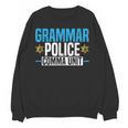 Grammar Police Comma Unit English Teacher Grammar Teacher For Men Women Women Crewneck Sweatshirt, novelty gifts, funny gifts