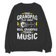 Some Grandpas Play Bingo Real Grandpas Teach Music Teacher Women Crewneck Sweatshirt, novelty gifts, funny gifts Some Grandpas Play Bingo Real Grandpas Teach Music Teacher Women Crewneck Sweatshirt, novelty gifts, funny gifts