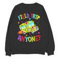 Groovy Field Trip Anyone Happy Field Day For Teachers Kids Women Crewneck Sweatshirt, novelty gifts, funny gifts Groovy Field Trip Anyone Happy Field Day For Teachers Kids Women Crewneck Sweatshirt, novelty gifts, funny gifts