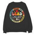 Groovy Lead Teacher Appreciation Back To School Women Crewneck Sweatshirt, novelty gifts, funny gifts Groovy Lead Teacher Appreciation Back To School Women Crewneck Sweatshirt, novelty gifts, funny gifts