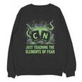 Halloween 67 Meme Science Chemistry Teacher Periodic Table Women Crewneck Sweatshirt, novelty gifts, funny gifts