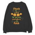 Halloween Cutest Pumpkins First Grade Teacher Women Crewneck Sweatshirt, novelty gifts, funny gifts Halloween Cutest Pumpkins First Grade Teacher Women Crewneck Sweatshirt, novelty gifts, funny gifts